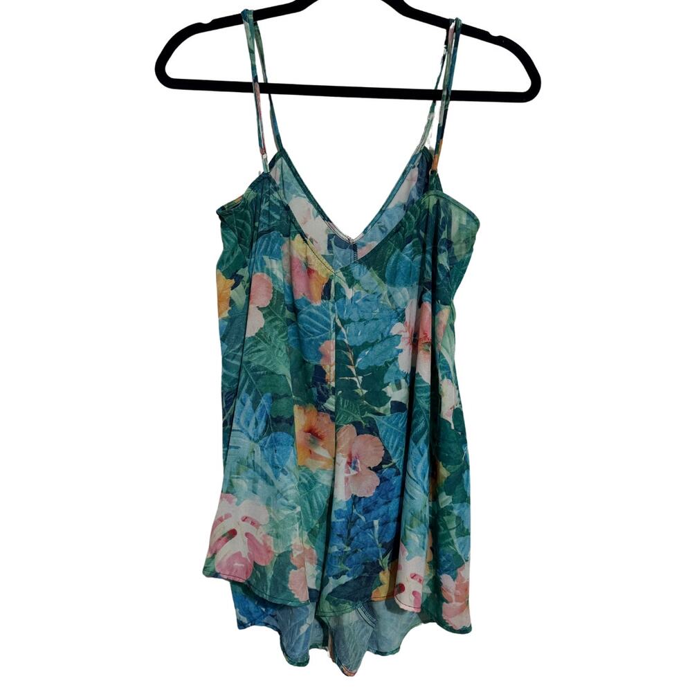 SHOW ME YOUR MUMU Rascal Romper North Shore Floral Tropical Print Shorts Small - Picture 6 of 8